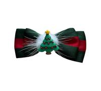 Jolie pince à cheveux en forme de nœud en tissu antidérapant et solide pour décorations de Noël ou de vacances