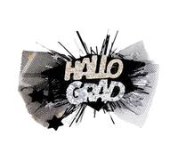 Jolie pince à cheveux en maille pour adultes et enfants sur le thème de la remise de diplôme sur le thème de la remise de diplôme