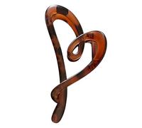 Jolie pince à cheveux - Fermeture à cheveux romantique, utilisation large en forme de cœur sur gâteau Clip | Soft Touch sans glissement pour les boucles longues, les styles courts, fixateur de