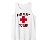 Jolie piscine fête squad piscine police vacances sauveteurs croisière Débardeur