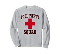 Jolie piscine fête squad piscine police vacances sauveteurs croisière Sweatshirt