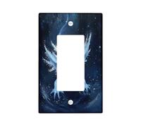 Jolie plaque décorative Axolotl pour interrupteur à bascule unique, sous-marine, océan, salamandre électrique, pour cuisine, salle de bain, décoration d'interrupteur