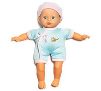 Jolie poupée bébé pour garçons - À partir de 1 à 2 ans comme un vrai bébé (bleu avec bonnet).