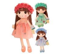Jolie poupée de chiffon douce - Personnage de princesse endormie, compagnon en tissu peluche, adorable collection de figurines de repos, charmante décoration de salle de jeux pour enfants, filles
