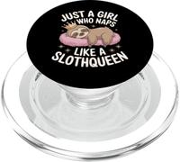 Jolie Princesse paresseuse avec Couronne PopSockets PopGrip pour MagSafe