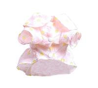 Jolie robe de mariée pour chiot avec col panier-ananas - Jupe de princesse - Costume de printemps - Jupes pour chiens de grande taille