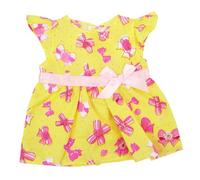 Jolie Robe Une pièce à nœud avec Ruban Assorti, Tenue et Accessoires pour vêtements de poupée de 18 Pouces