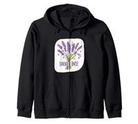 Jolie Saison de Lavande avec Discours d'amour Sweat à Capuche