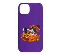 Jolie sorcière Chat Jack O Lanterne Halloween Citrouille Chaton Coque pour iPhone 14 Plus