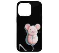Jolie Souris d'ordinateur pour Les Amateurs d'animaux et de PC Coque pour iPhone 13 Pro