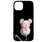 Jolie Souris d'ordinateur pour Les Amateurs d'animaux et de PC Coque pour iPhone 15 Plus