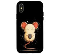 Jolie Souris PC avec Rongeur pour Les Amateurs de Souris Coque pour iPhone X/XS