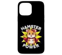 Jolie star de super-héros Hamster Power Girl Furry Friend Coque pour iPhone 13 Pro Max