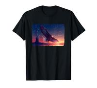 Jolie Statue de la liberté avec Aigle pour Adultes et Enfants T-Shirt