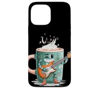 Jolie Tasse d'hiver avec Guitare pour Les Amateurs de Boissons Chaudes Coque pour iPhone 13 Pro Max