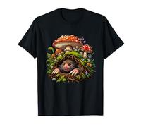 Jolie Taupe dans Un Terrier sous Les Champignons des Bois T-Shirt