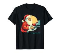 Jolie Tenue de Piano dans Le Style de Noël et du Père Noël T-Shirt