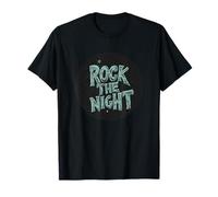 Jolie tenue Rock the Night Speech pour les amateurs de guitare électrique T-Shirt