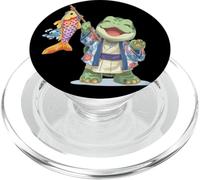 Jolie Tortue au Look Japonais pour célébration PopSockets PopGrip pour MagSafe