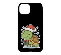 Jolie Tortue d'hiver avec boîte Coque pour iPhone 15 Plus