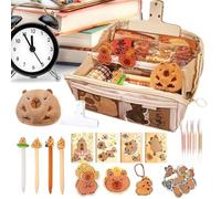 Jolie trousse à crayons - 9 compartiments - Grande capacité - Organiseur de stylos avec plusieurs compartiments - Pour adolescentes, filles, femmes, , collèges