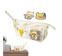 Jolie Trousse à Crayons - Grande capacité Mignon Ours Multicouche Sacs à Crayons | Trousse à Crayons pour | pour cartables Marqueurs Journal Maquillage Voyage Bureaux Dessin Écriture Gommes