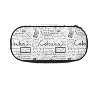 Jolie trousse à crayons pour filles et femmes, trousse à crayons avec fermeture éclair, grande capacité, en tissu Oxford, avec emplacements pour stylos, 22 x 11 x 4,5 cm - Fournitures scolaires, Math