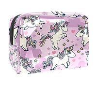 Jolie trousse de maquillage à fermeture éclair pour femmes et filles Motif hérisson floral I Am A Star, Multicolore 04, 18.5x7.5x13cm/7.3x3x5.1in, Trousse de beauté