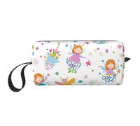 Jolie trousse de maquillage de fée résistante à l'eau - Organiseur de toilette de voyage pour femmes et hommes - Pochette de rangement pour cosmétiques avec fermeture éclair - Petit sac à outils