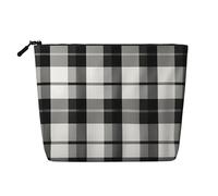 Jolie trousse de maquillage pour sac à main, trousse de toilette décontractée avec fermeture éclair, Buffalo Plaid 7, Taille unique, Trousse de maquillage