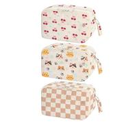 Jolie trousse de toilette - Organiseur de stylos de grande capacité avec compartiments pour règle en caoutchouc, artistes, voyages, école, enseignants, étudiants, adolescents, Tous, tendance.