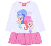 Jolie tunique de couleurs blanche et rose à motif de Shimmer et Shine 104 cm