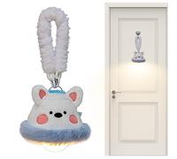 Jolie veilleuse murale en peluche de dessin animé - Petite veilleuse sans fil en forme d'animal pour, maison, chambre à coucher, salle de bain