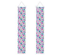 Jolies bannières de porche imprimées infirmières - Drapeaux réutilisables pour porche de jardin, décoration d'extérieur