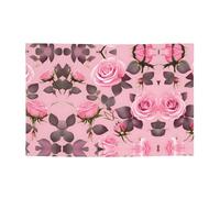 Jolies bannières et drapeaux imprimés roses roses, toiles de fond à suspendre, adaptées pour les fournitures de fête de vacances et la décoration de la maison.