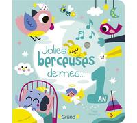 Jolies berceuses de mes 1 an Livre sonore et d'éveil avec 6 puces sonores Bébé dès 1 an