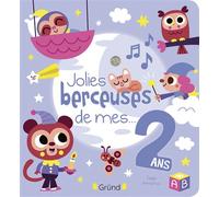 Tiago Americo – Jolies berceuses de mes 2 ans – Livre sonore d'éveil, 6 puces sonores – Cartonné