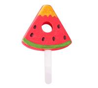 Jolies bombes de bain en forme de sucette peuvent souffler des bulles faites à la main - Cadeau interactif amusant pour le bain pour garçons et filles (pastèque) (E)