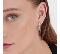 Jolies boucles d'oreilles avec cristaux colorés Ryver A4887-MDT