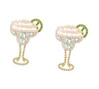 Jolies boucles d'oreilles cocktail en forme de citron en alliage robuste pour un look amusant et coquin, One Size, Comme décrit, Comme décrit.