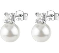 Jolies boucles d'oreilles en argent Fancy Infinite White FIW145.
