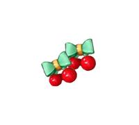 Jolies boucles d'oreilles pendantes en forme de cerises avec pendentif nœud pour les jeunes femmes qui aiment les bijoux doux et tendance, taille unique, Comme décrit, Comme décrit.