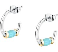 Jolies boucles d'oreilles rondes bicolores Colori SAXQ12
