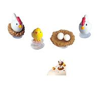 Jolies breloques 3D en forme de trou de poule - Décoration de chaussures assortie à faire soi-même - Poulet mignon 3D - Breloques de chaussures avec trous - Accessoires de chaussures pour garçons et