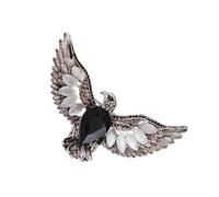 Jolies broches en forme d'animal faites à la main - Épingles à oiseaux mignonnes - Texture en alliage - Pour vêtements tendance et cadeaux - Broche oiseau vintage, taille unique, Comme décrit