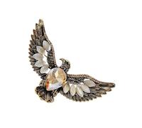 Jolies broches en forme d'animal faites à la main - Épingles à oiseaux mignonnes - Texture en alliage - Pour vêtements tendance et cadeaux - Broche oiseau vintage, taille unique, Comme décrit
