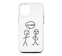 Jolies Chaussures Stickman Stick Figure Graphique imprimée Cool drôle Coque pour iPhone 12/12 Pro