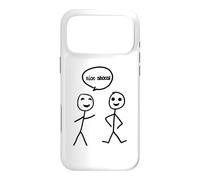 Jolies Chaussures Stickman Stick Figure Graphique imprimée Cool drôle Coque pour iPhone 17 Pro Max
