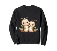 Jolies chenilles câlinant d'adorables Larves Sweatshirt