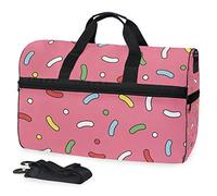 Jolies Choses Roses Sac de Sport de Natation de Sport avec Compartiment À Chaussures Sacs de Sport À Bandoulière Sac À Main pour Voyage Femmes Filles